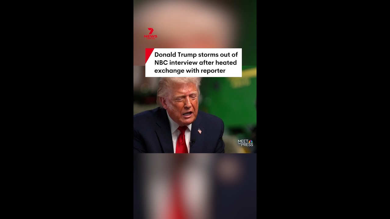 Дональд Трамп прервал интервью NBC после жаркого спора с репортером