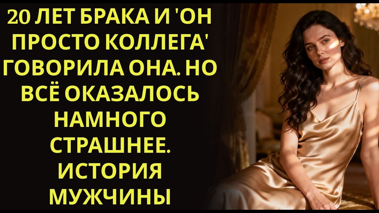 252 20 лет брака и 'Он просто коллега' говорила она  Но всё оказалось намного страшнее  История мужч