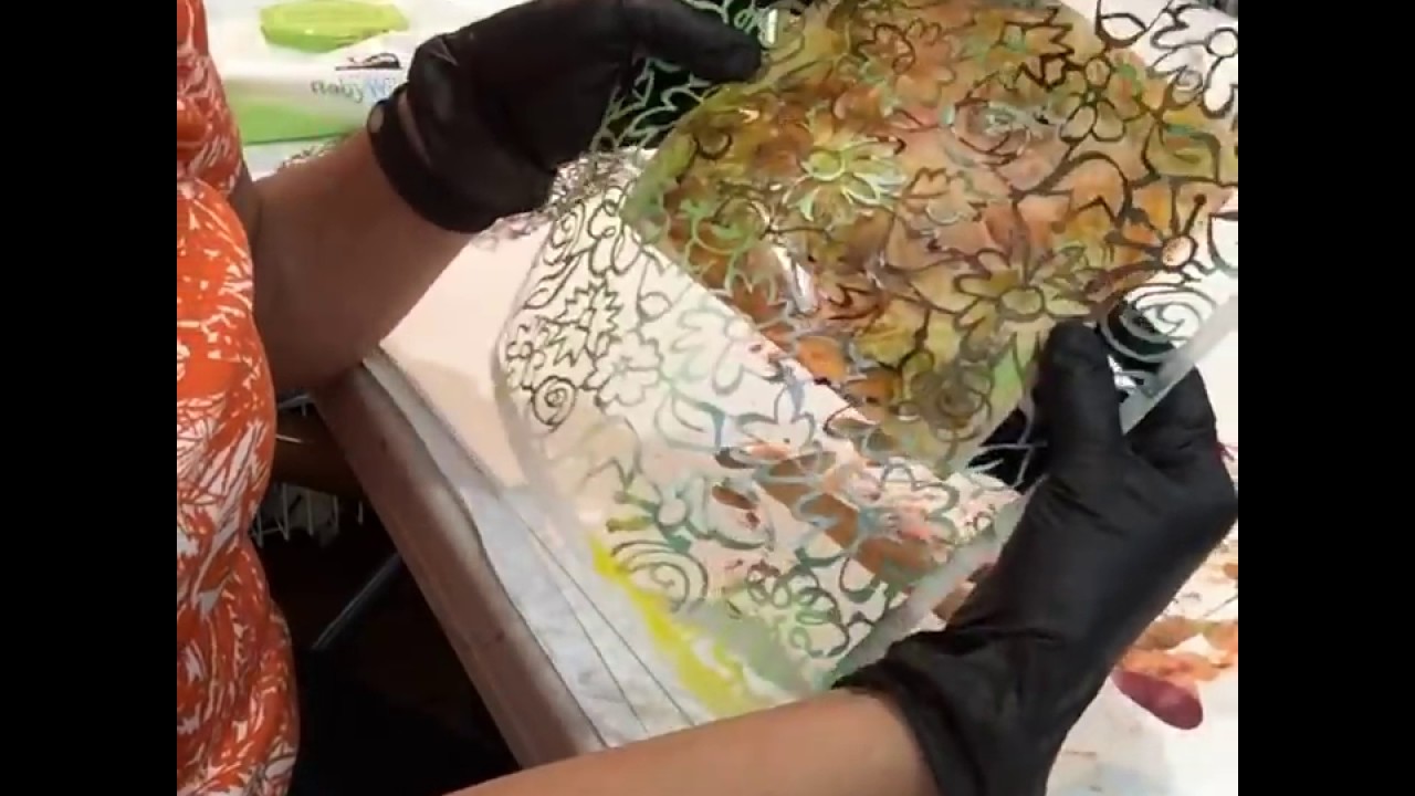 Stencils and Alcohol Ink