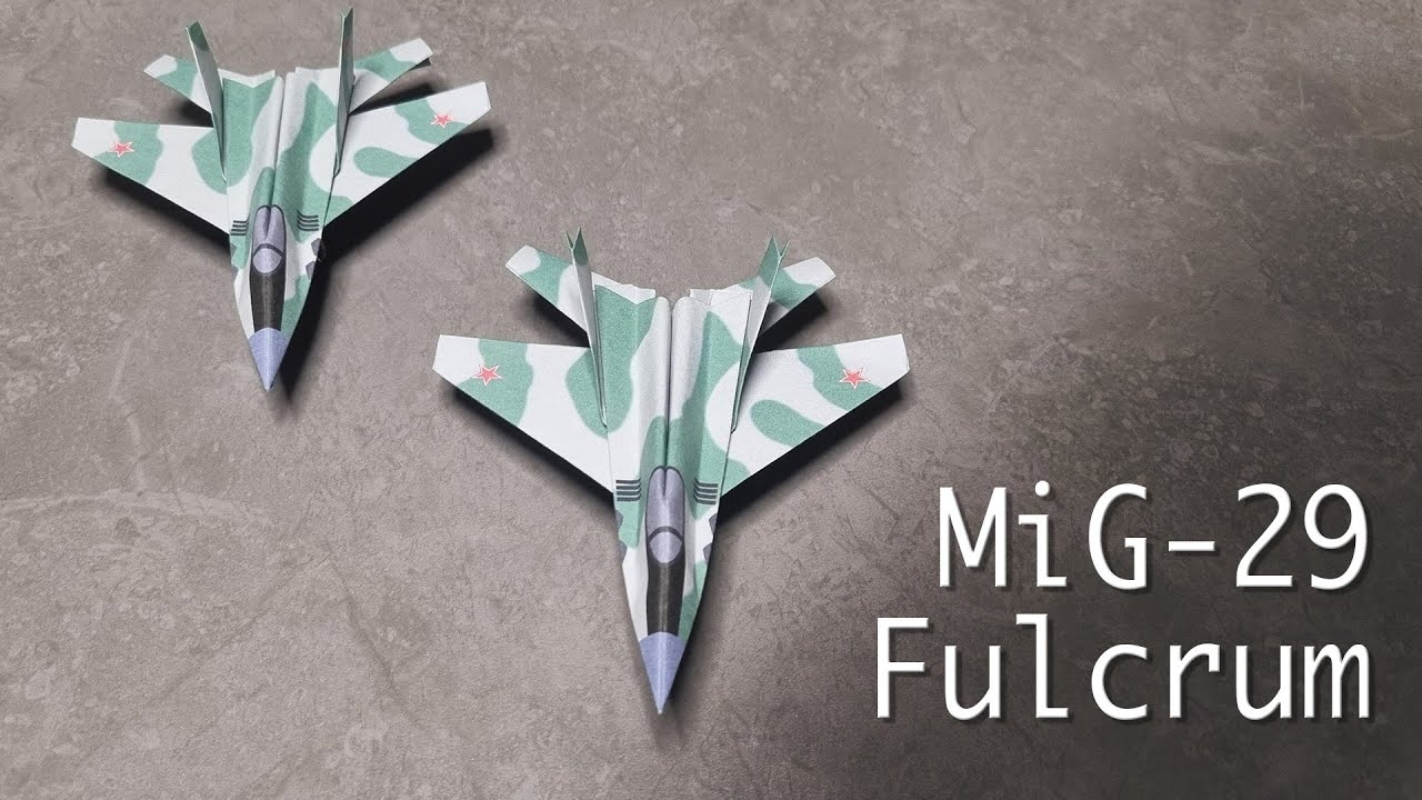 Tutorial - Folding MiG-29 Fulcrum