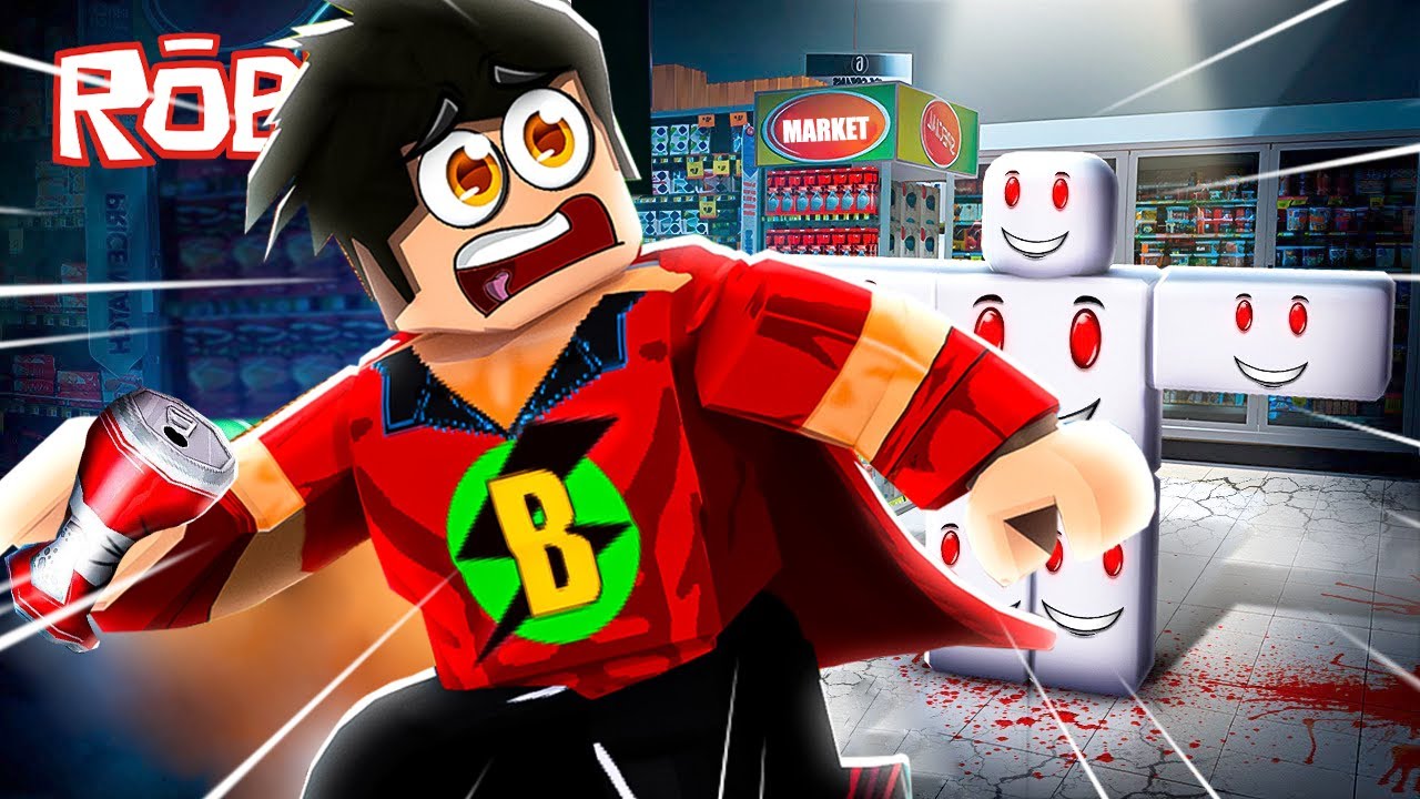 GECE 3'te TEK BAŞIMA MARKETE GİTTİM 😱 Roblox get a drink at 3 am