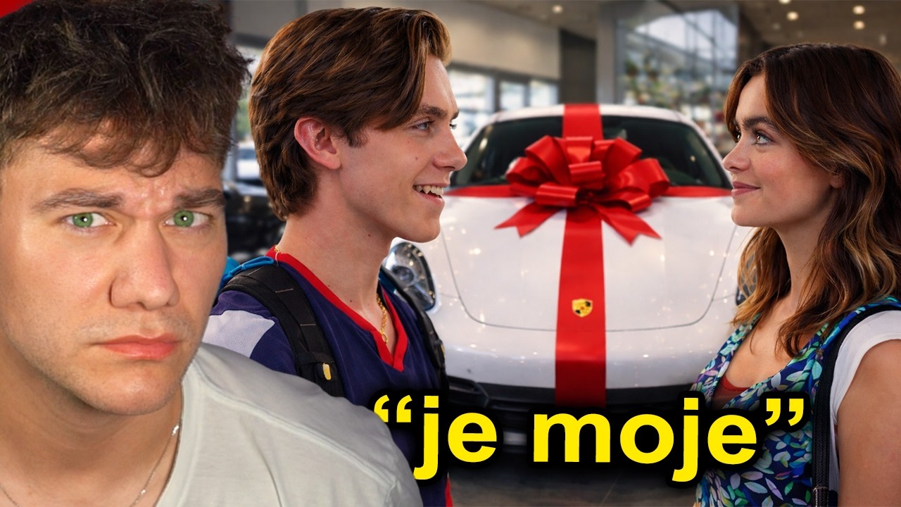 KLUK PŘEDSTÍRÁ, ŽE MÁ PORSCHE KVŮLI HOLCE