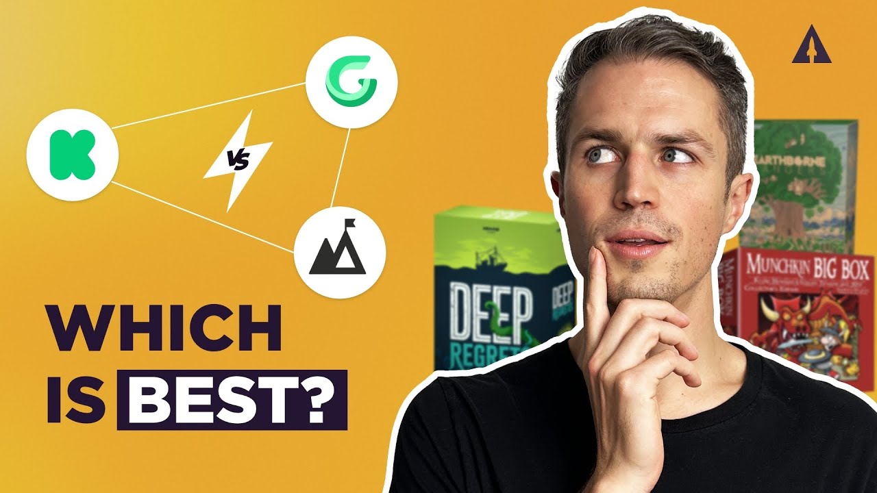 Kickstarter vs Gamefound vs BackerKit: where to launch your tabletop game?