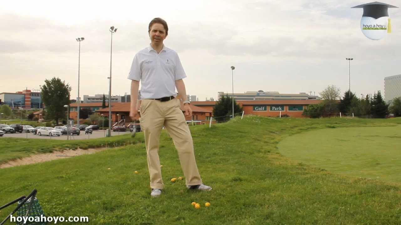 Clase de golf: Ejercicio de chip