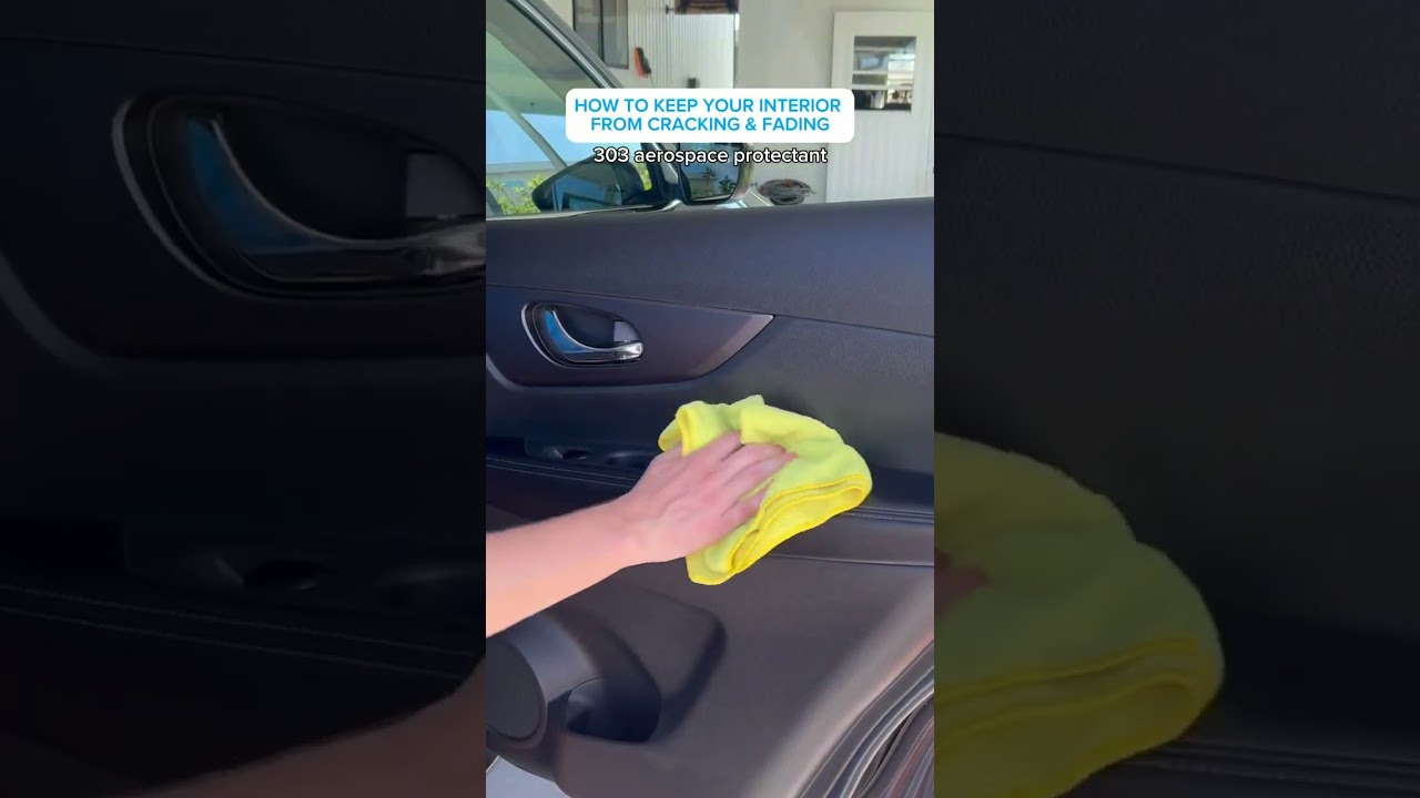 How I like to apply 303 aerospace protectant #detailing #303 #interiordressing