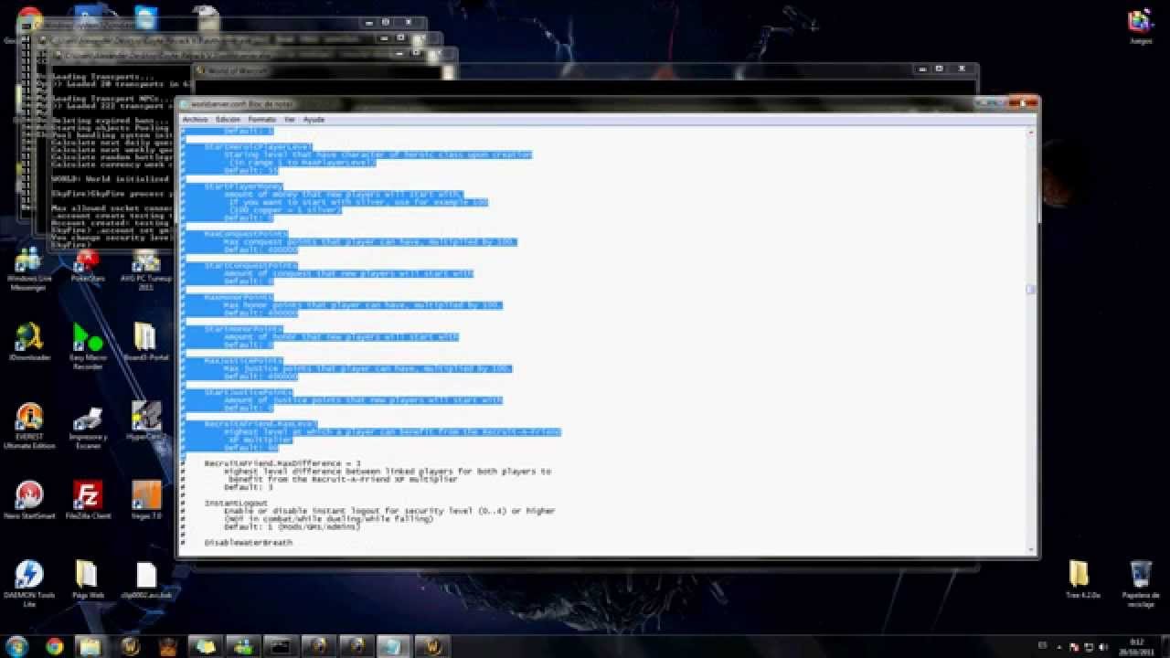 Crear Servidor WoW Cataclysm 4.2.2 Español
