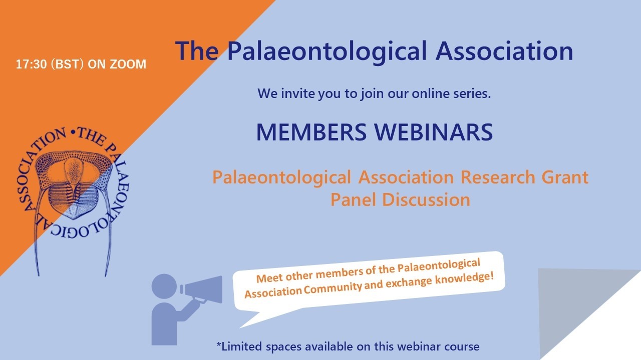 ECR Webinar: The Palaeontological Association Research Grant