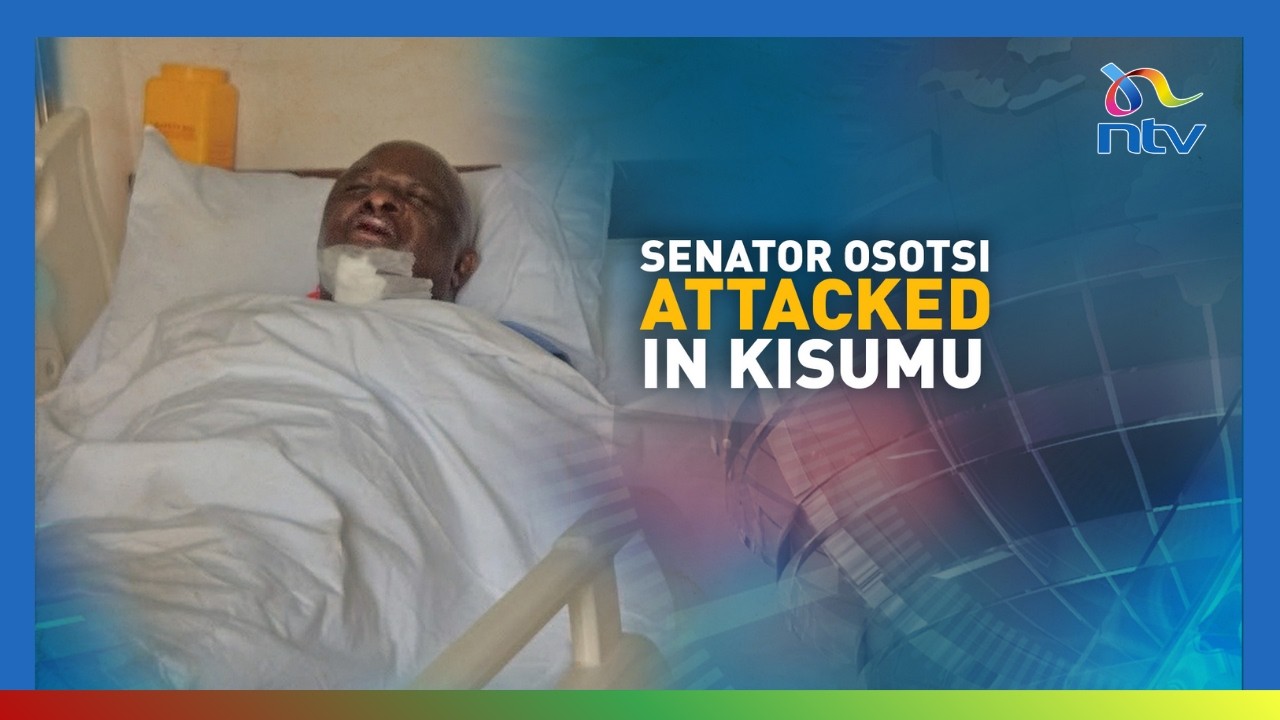 CCTV footage captures goons assaulting Senator Godfrey Osotsi at a coffee house in Kisumu