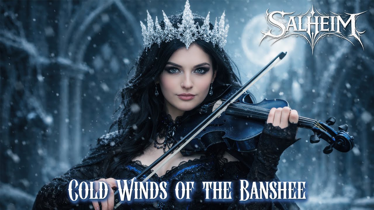 COLD WINDS OF THE BANSHEE | 1 Hour Gothic Violin Metal | Fantasy Music for Focus & Gaming