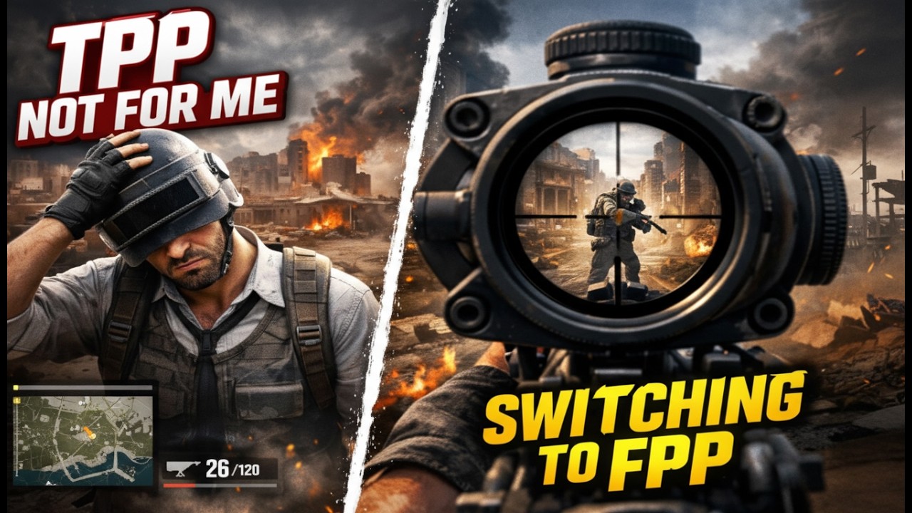 PUBG TPP Is NOT For Me 😤 Switching to FPP After This! #pubg #pubggameplay #gameplay