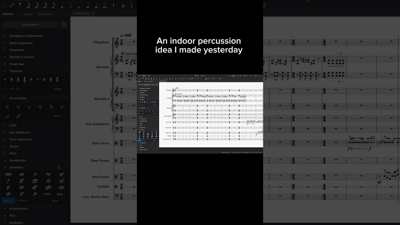 An indoor percussion idea I came up with yesterday #percussion #WGI #drums #indoorpercussion