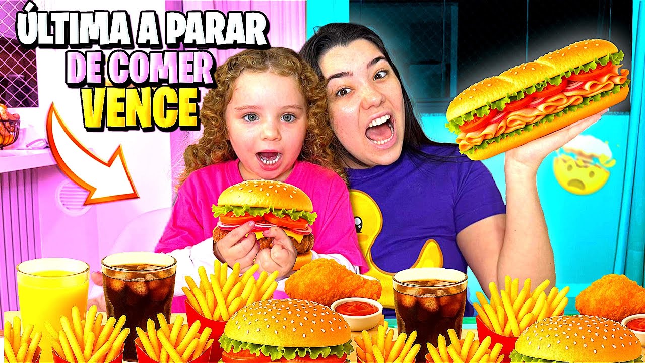 DESAFIO EXTREMO : QUEM COMER MAIS RÁPIDO GANHA | *eu me engasguei*