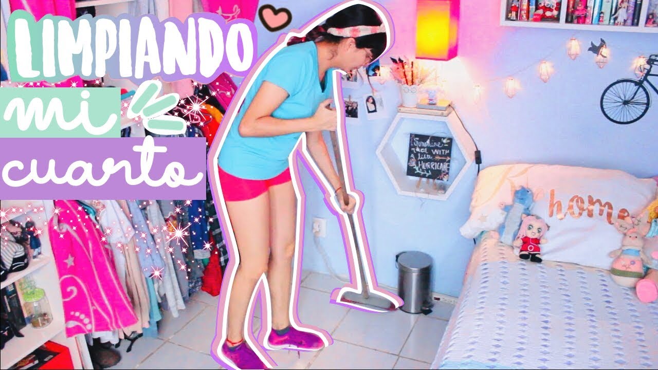 LIMPIANDO Y ORDENANDO MI CUARTO | MI RUTINA
