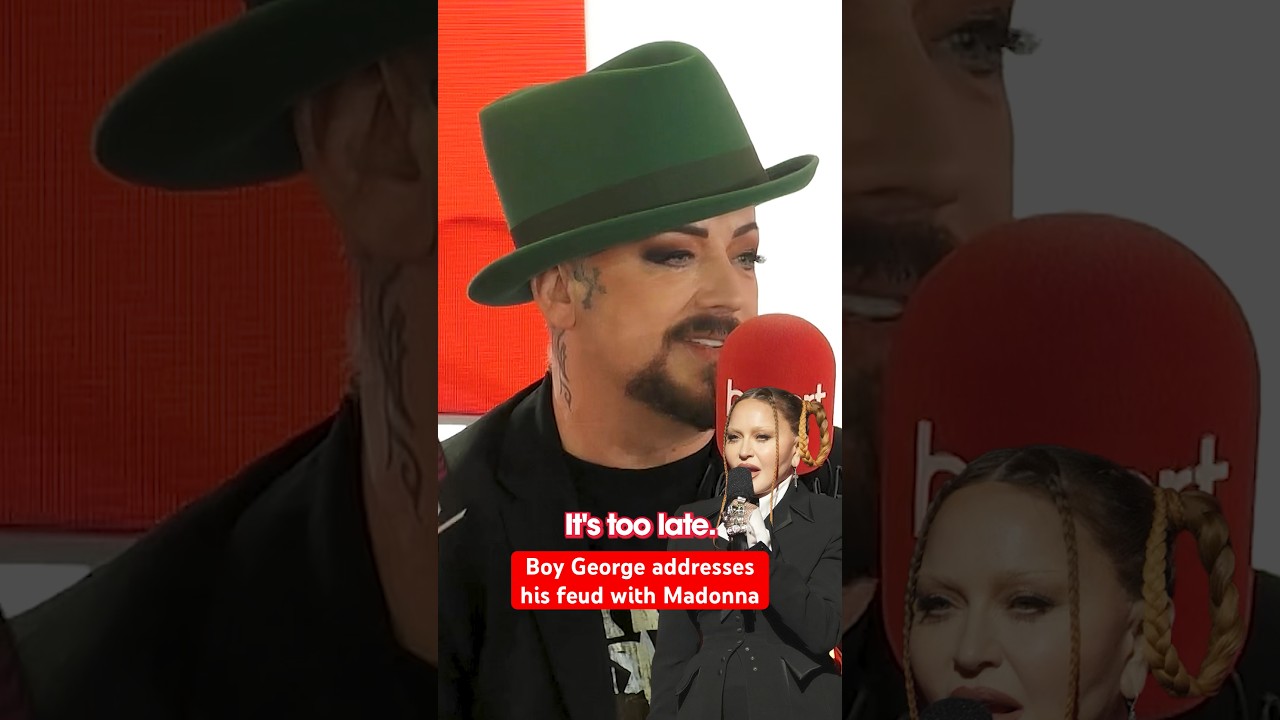 Boy George addresses his feud with Madonna