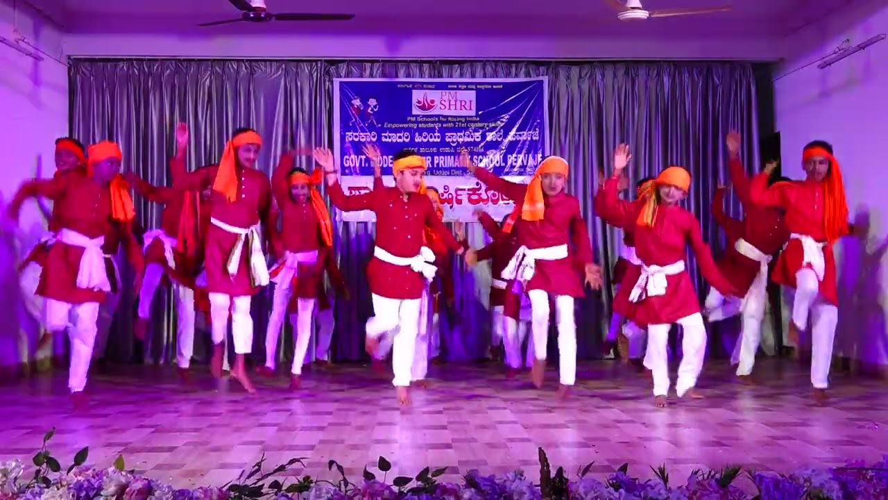 Kadala Mage Tulu Song Dance || Pervaje Primary School Annual Day Celebration 2024