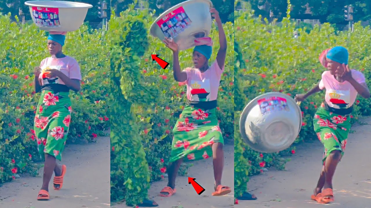 She Hit Bushman with her Pan! Bushman Prank!