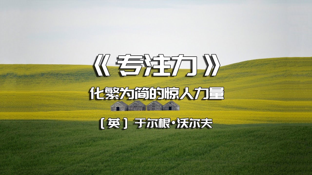 《专注力》化繁为简的惊人力量