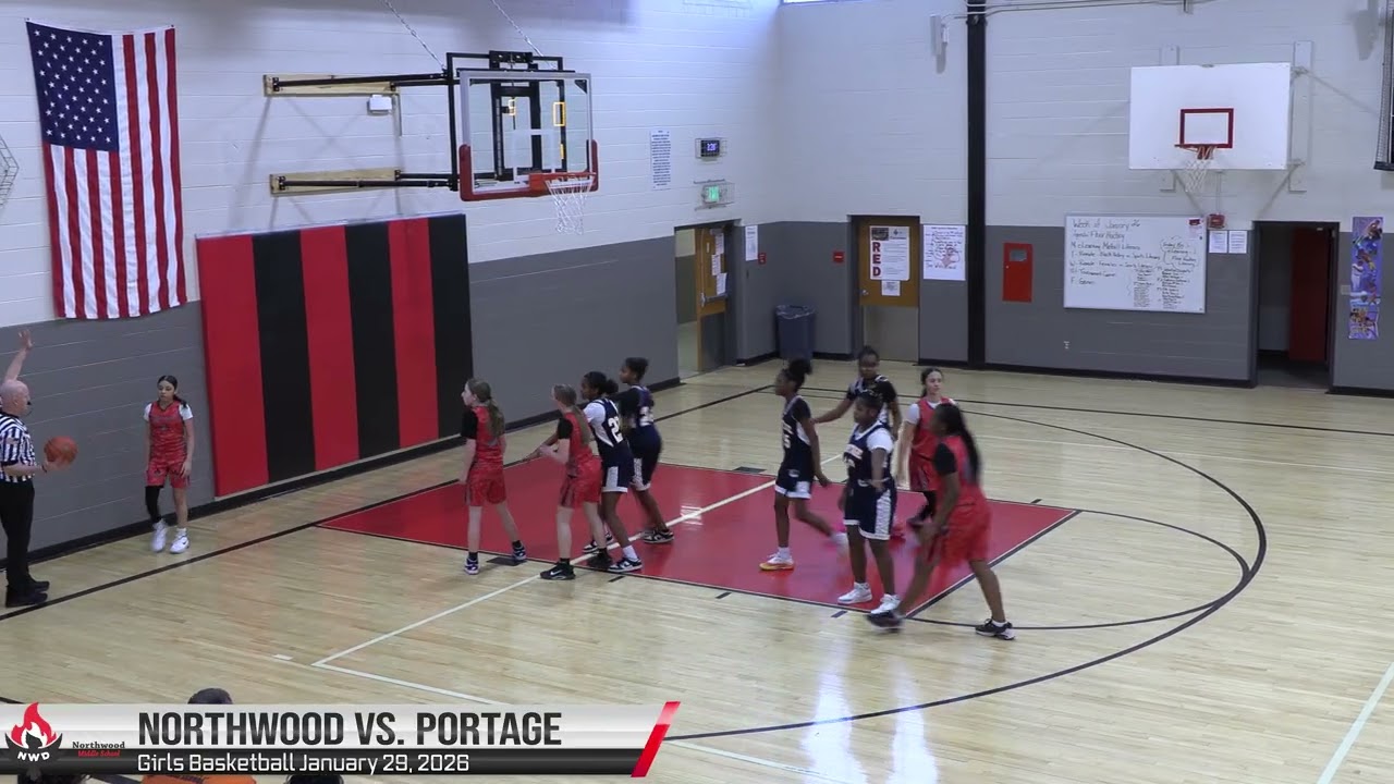 1-29-26 Northwood vs. Portage Girls Basketball