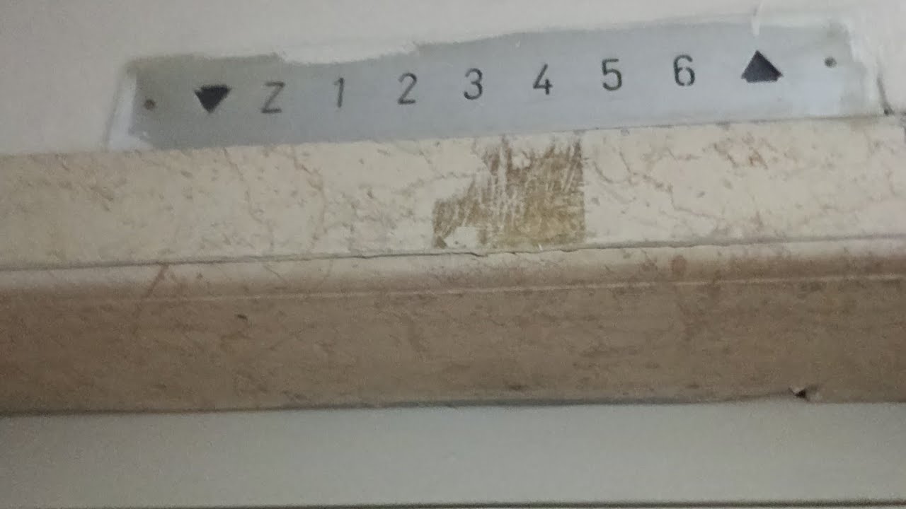 (GENEMEK BUTTON) 70s Old elevator (mod 2020s) A Business center Eskişehir çarşısı 