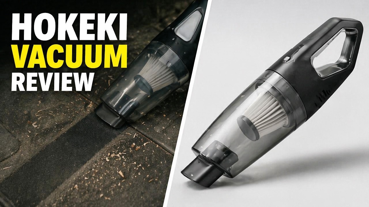 Handheld Wet Dry Cordless Vacuum Cleaner by Hokeki Review