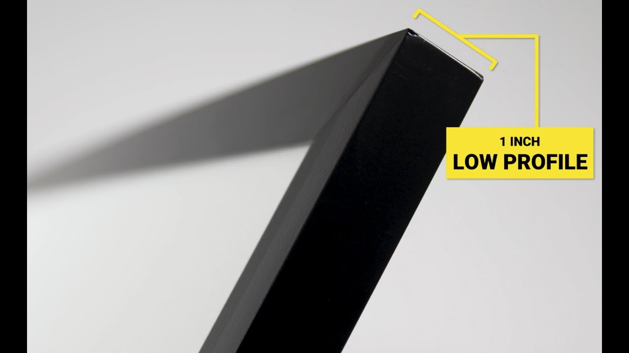 NUWATT 1x2 FT Surface or Flush Mount LED Ceiling Panel in Black and White Trim, CRI 90, Easy Install