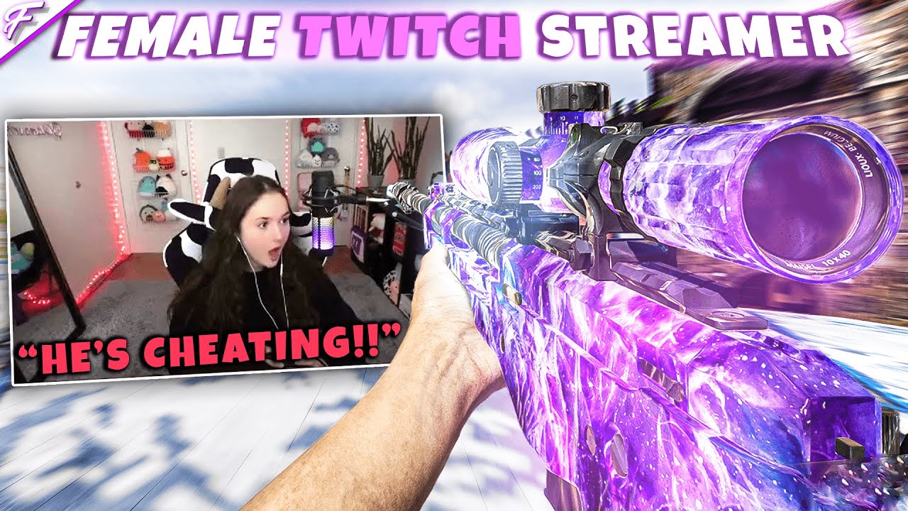 Female Twitch Streamer vs.  The #1 KBAM Sniper..