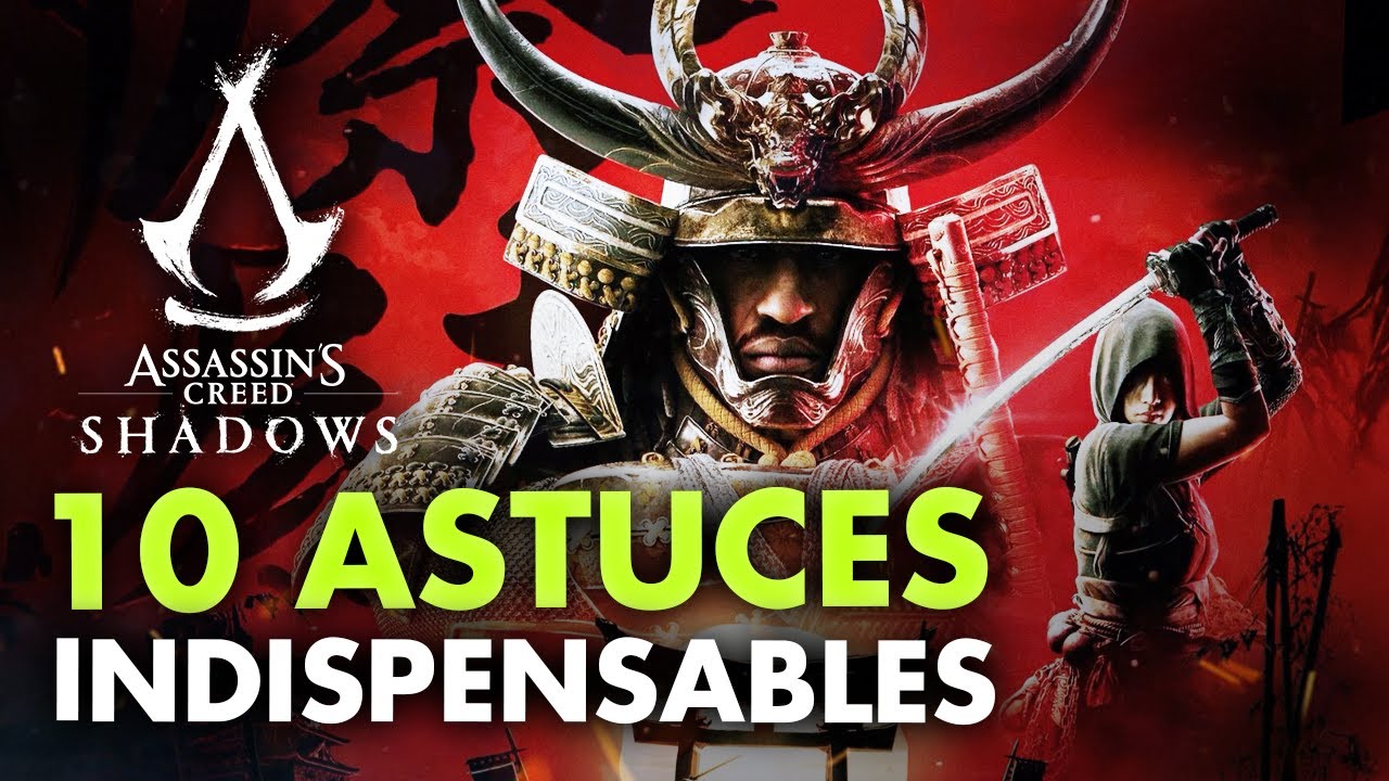 10 ASTUCES & CONSEILS à savoir dans ASSASSIN'S CREED SHADOWS ! 🌸 (Argent facile, Loot légendaire...)