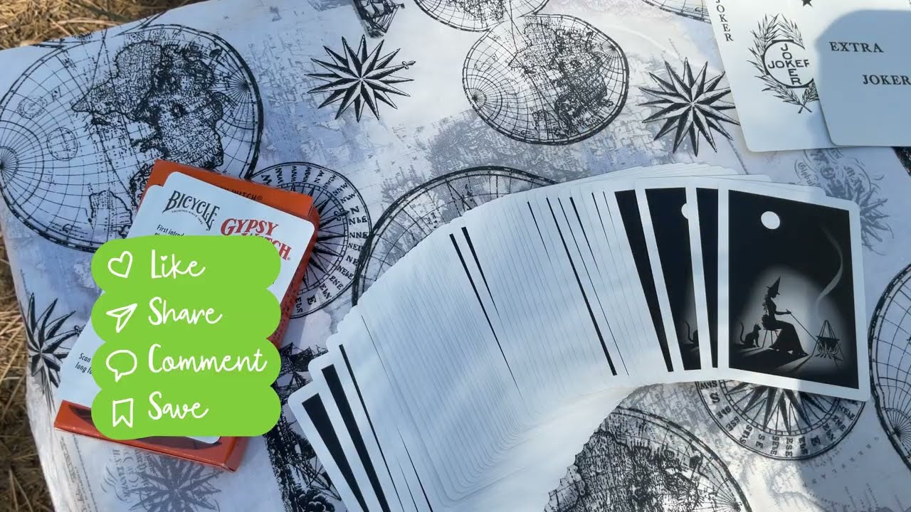 💥💎Gypsy Witch Fortune Telling Playing Cards Unpacking and Review🔮🍀💎❤️