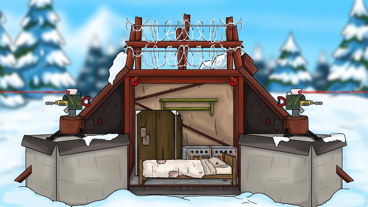 I Built a Double Bunker Solo Stronghold in Rust...