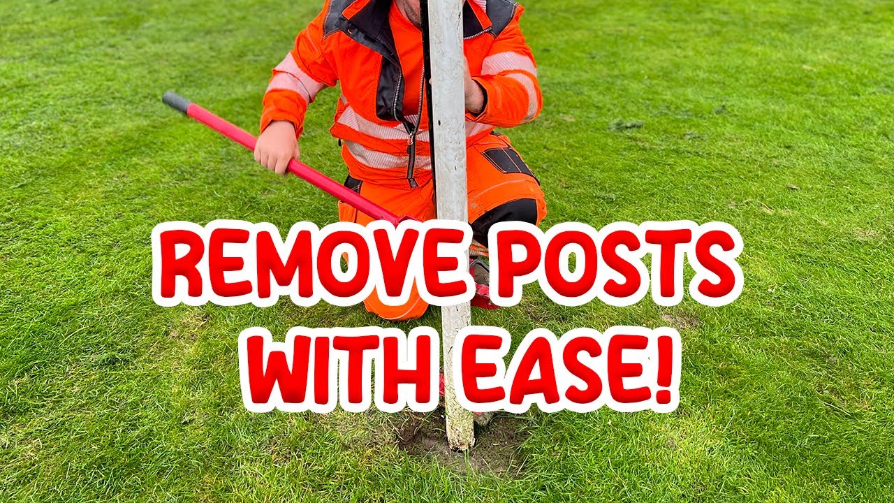 The secret to easily removing stuck rugby/football posts