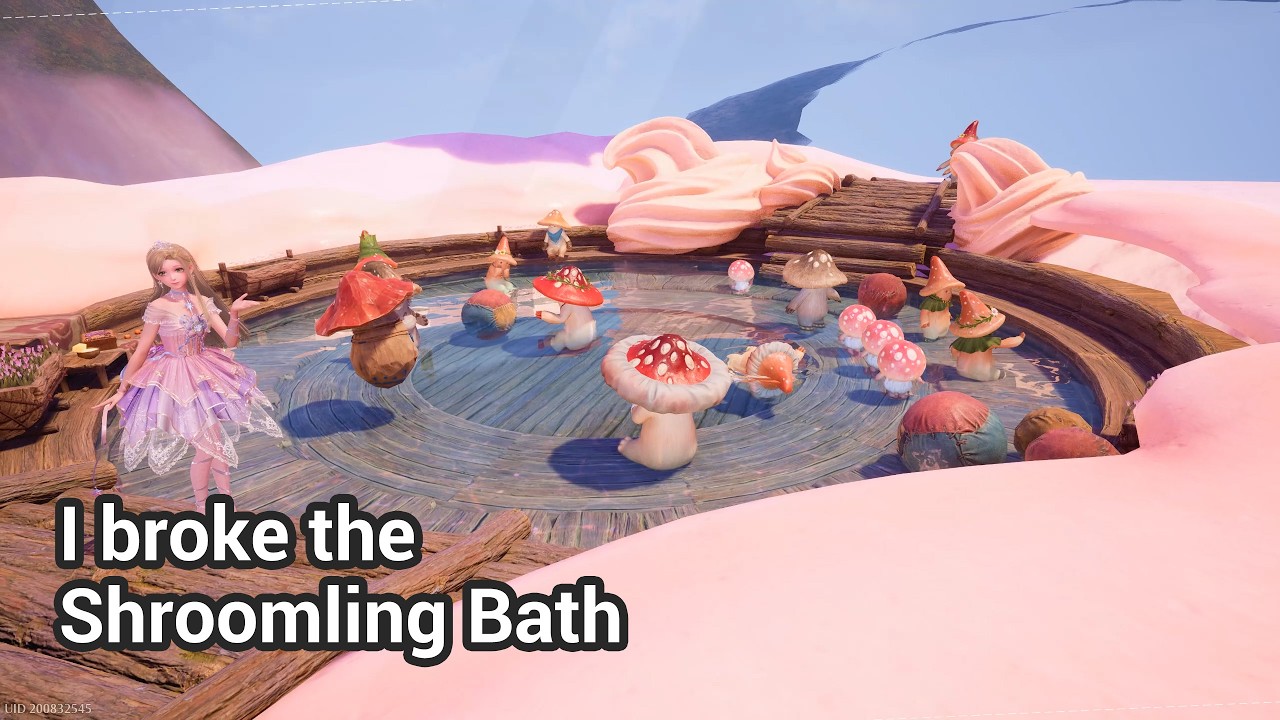 Infinity Nikki 2.3 Mishaps: I Broke the Shroomling Bath