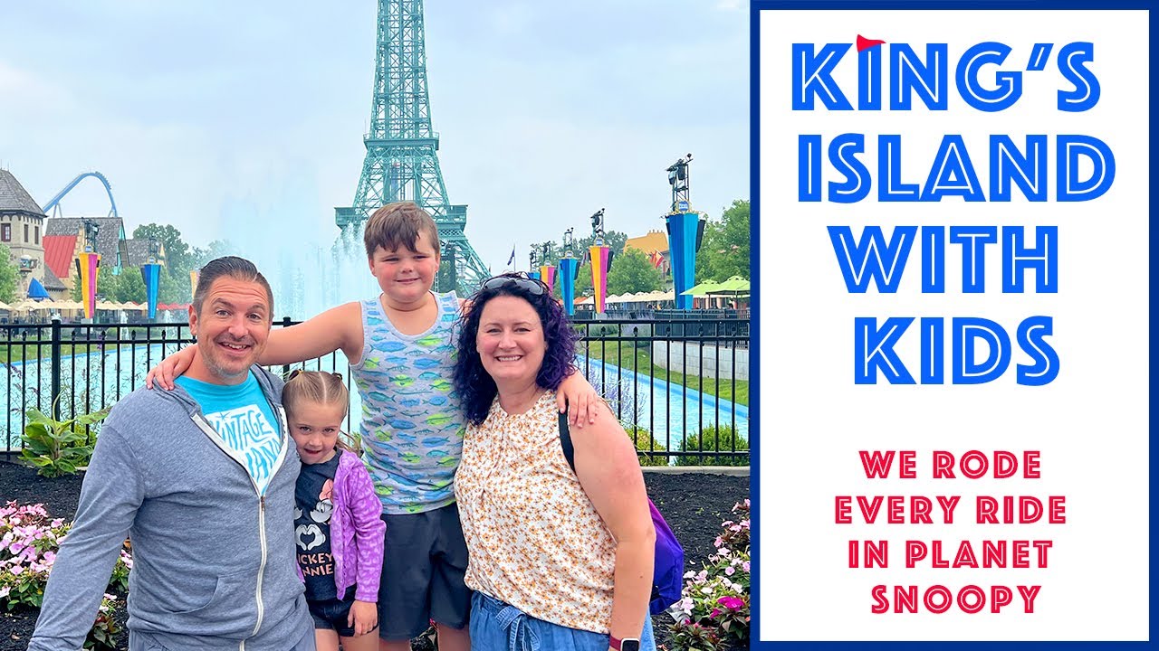 Cincinnati / King's Island with Kids.  Our Family Rode ALL the Rides in Planet Snoopy!