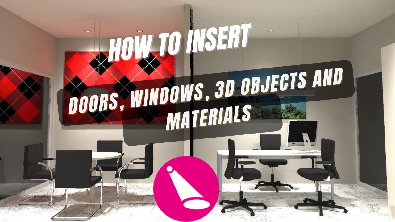 ReluxDesktop #5 Как вставлять окна, двери, 3D-объекты и материалы