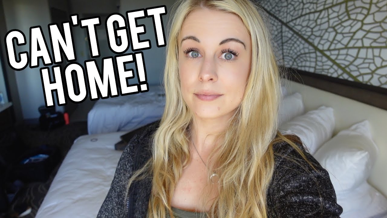 THE REAL LIFE OF A FLIGHT ATTENDANT - Getting Stuck On A Layover!