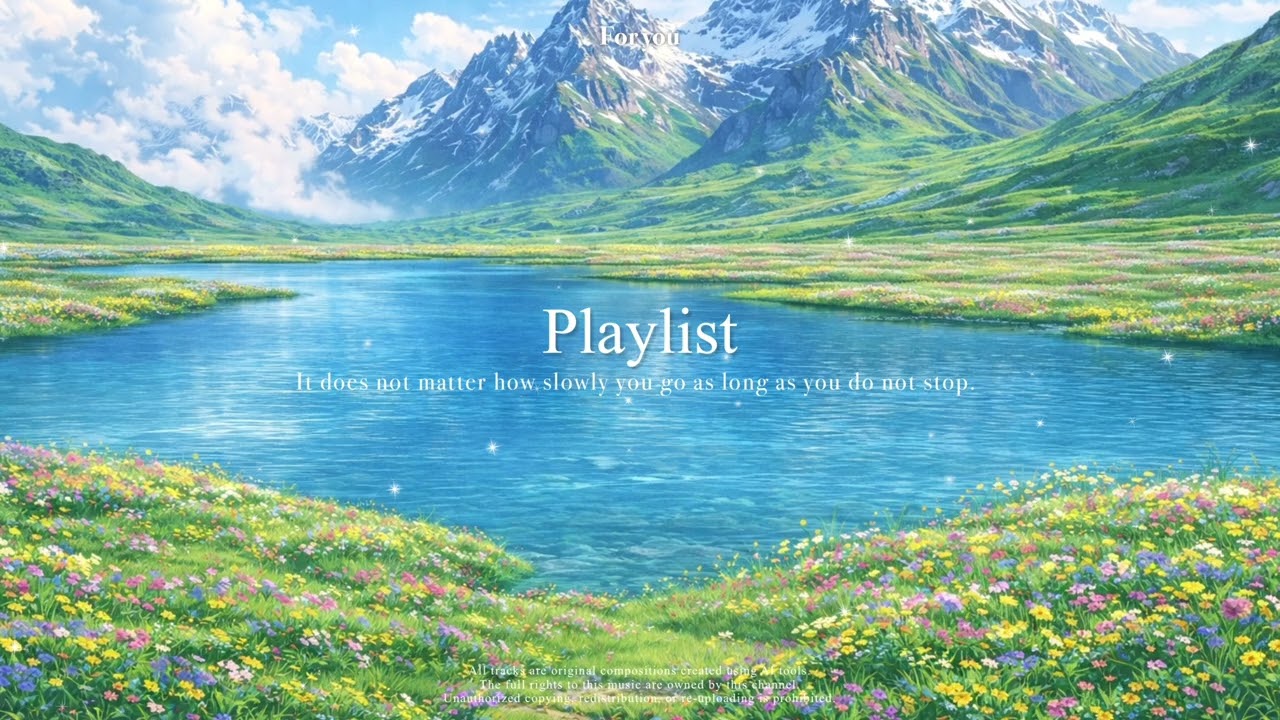 평온한 아침, 편안한 힐링음악 2시간 🎧 아름다운 호수를 바라보며 듣는 스트레스 해소음악