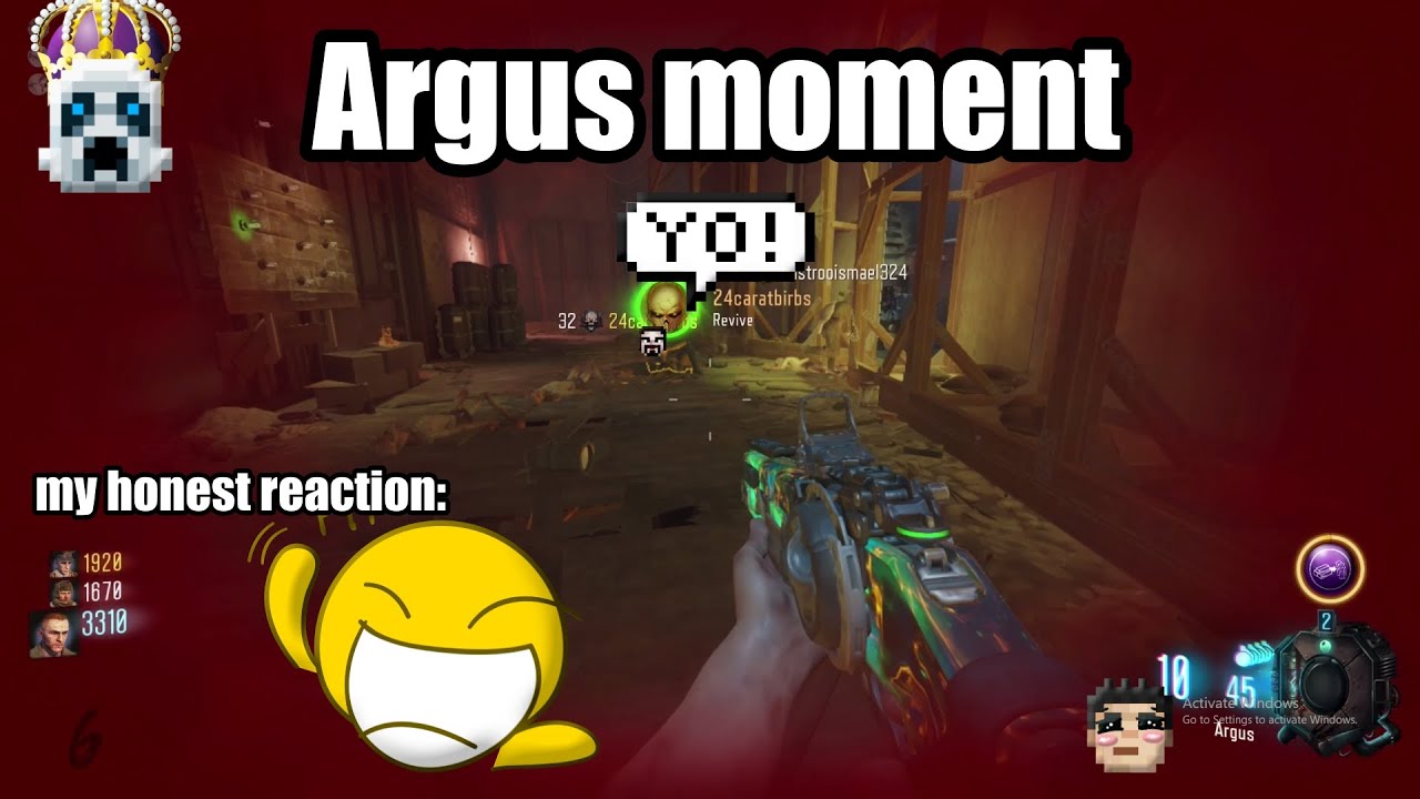 I LOVE THE ARGUS IN ZOMBIES!!!🤩🤩(wait..why do I keep going down?🤨)