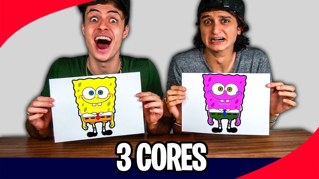 DESAFIO COLORINDO COM 3 CORES!