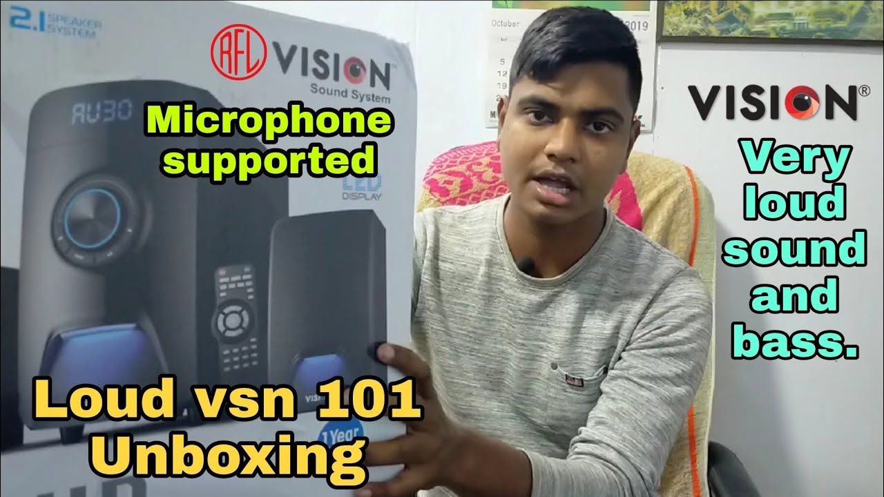 RFL Vision loud vsn 101 microphone supported| Unboxing | Rview and price with all details.