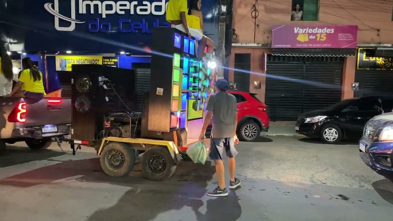Um pouco da carreata, reunião política no bairro bela vista, candidata a reeleição Gorete