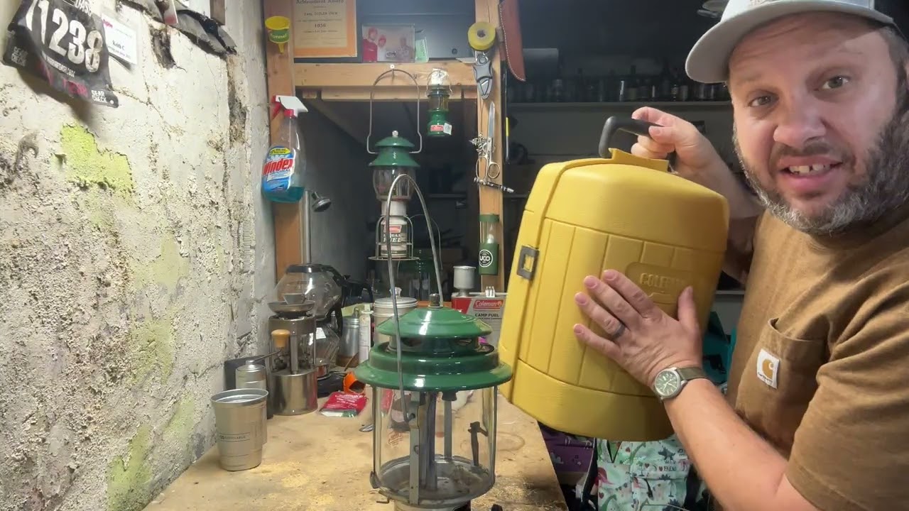 Estate sale finds, Mirro coffee, and Colman 220J light up