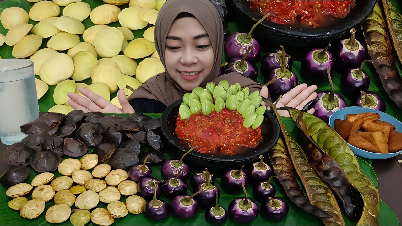 Mukbang lalapan mentah tanpa nasi | asmr mukbang