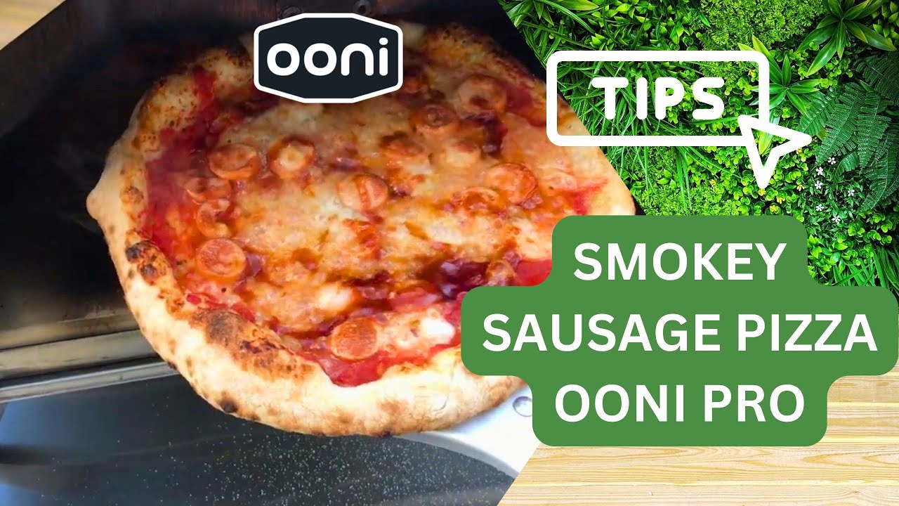 I Cooked a Strong White Bread Flour Dough Pizza | Ooni Pro | Smokey Sausage Pizza