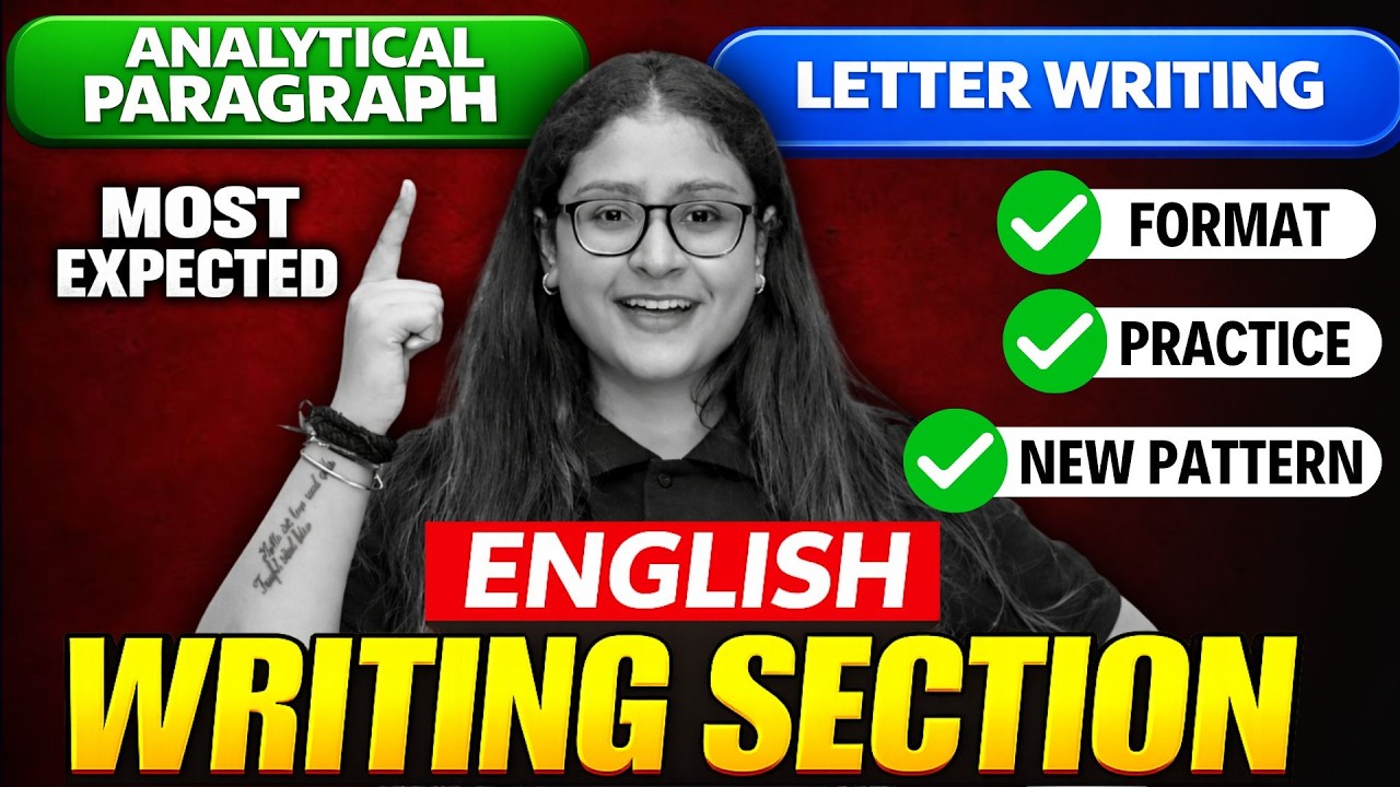 Complete Writing Section in One Shot | CBSE Class 10 English | CBSE 2026 | Nikita Singh