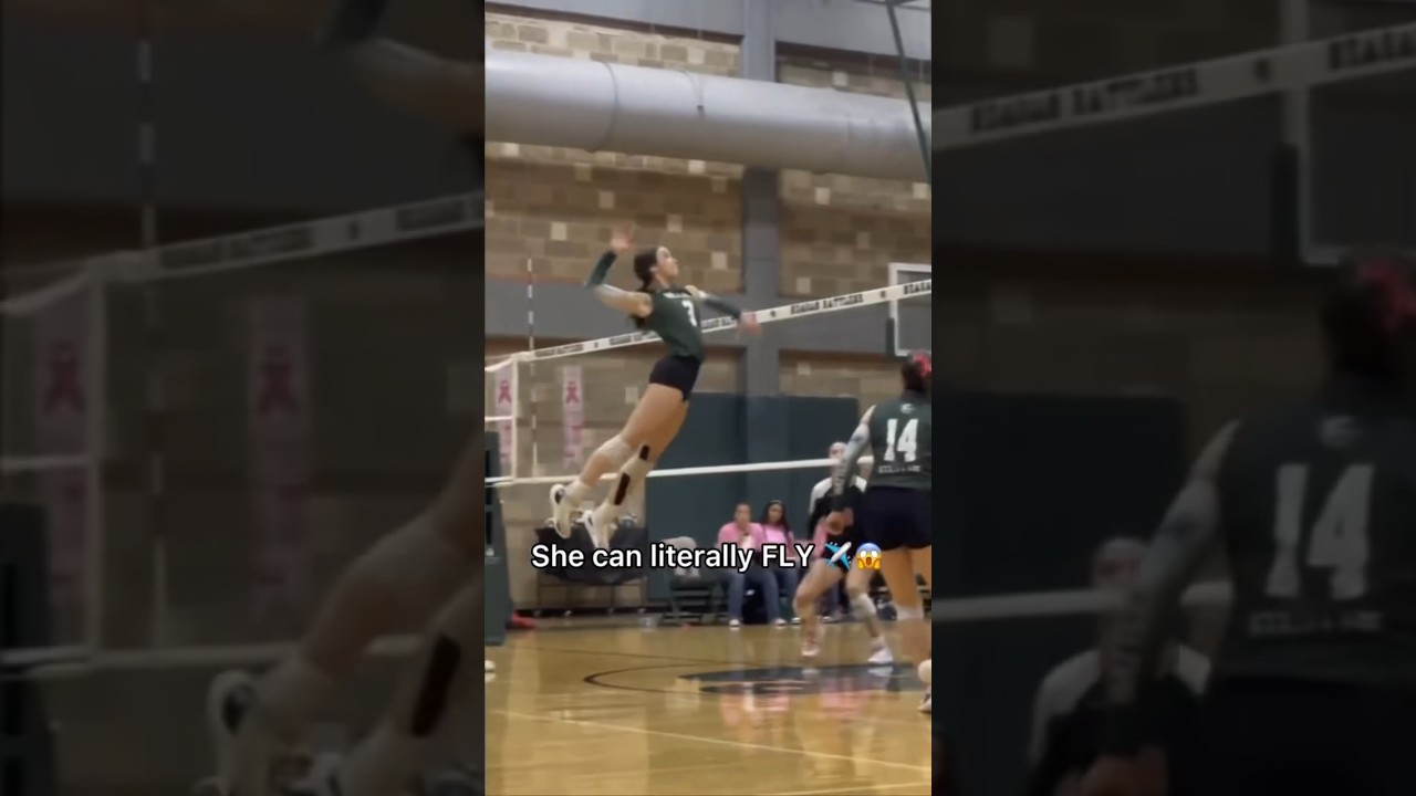 She was FLYING 😱✈️ #shorts