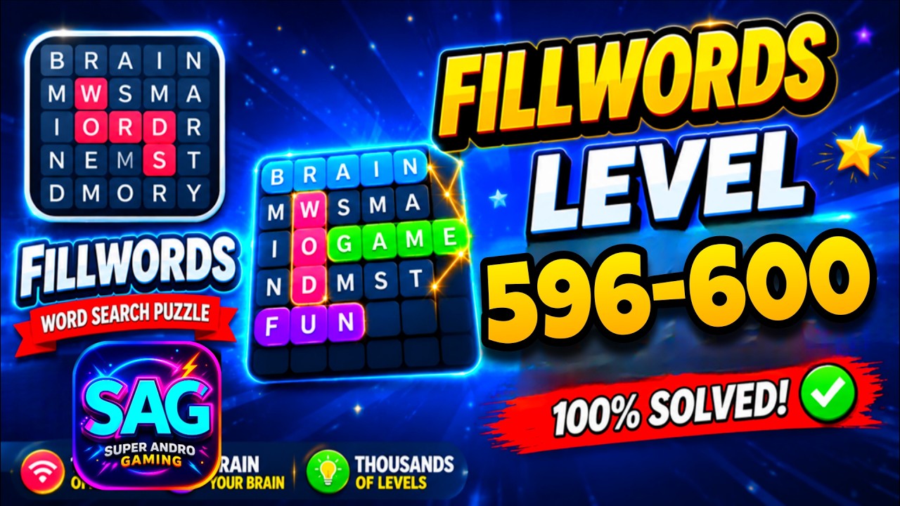 FILLWORDS 596 597 598 599 600