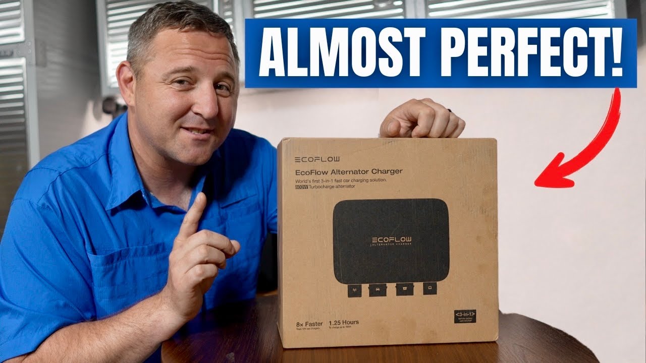 EcoFlow Alternator Charger - ALMOST Perfect for Car Camping!