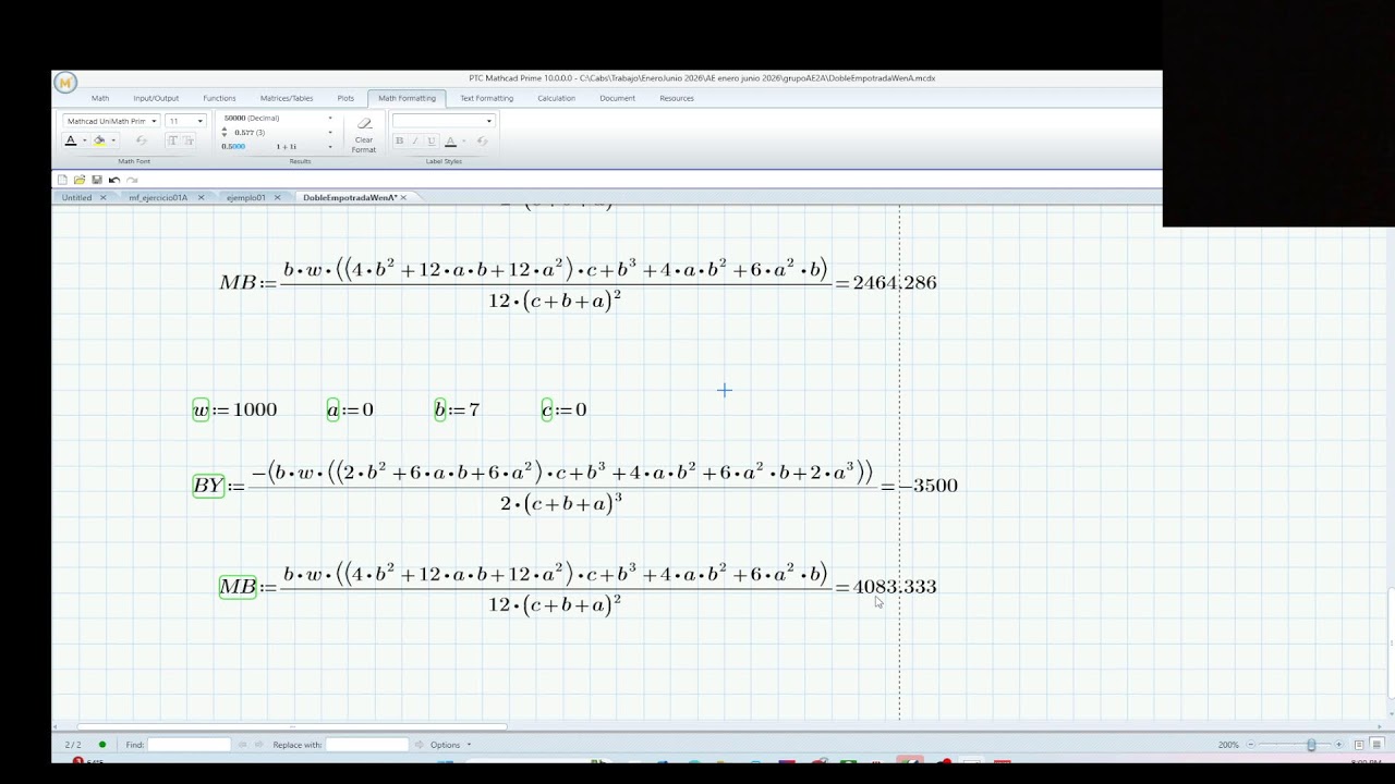 Structural analysis CB15 Virtual