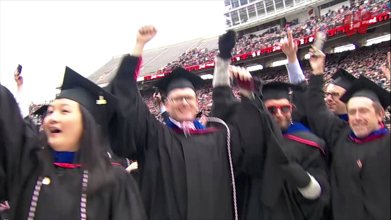 Russell and the Class of '16 Jump Around