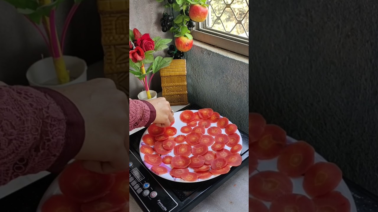 How to make gajar chips recipe at home||🤤#shorts #viral #cooking #recipe #tastyhitasty