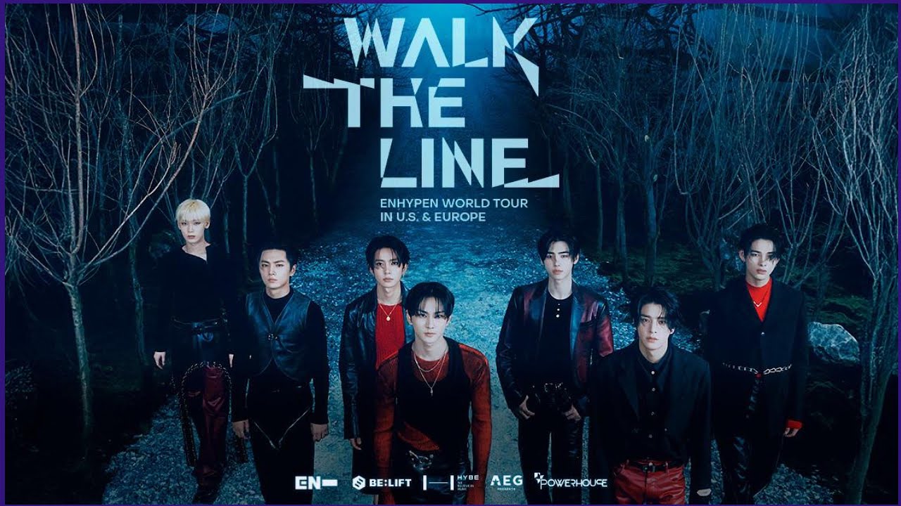 Walk the Line  - Enhypen (엔하이픈) [250830] - World Tour in Brussels [4K Fancam]
